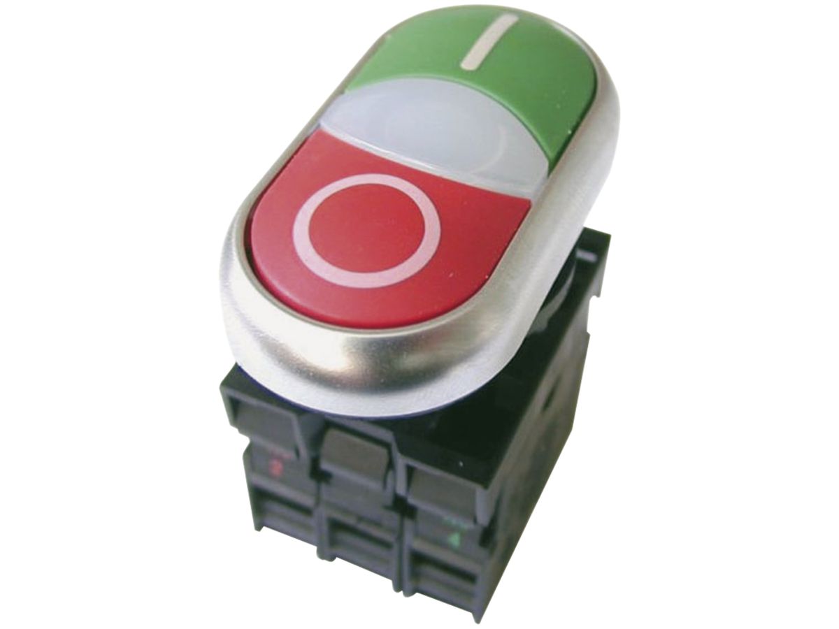 EB-Doppeltaster ETN LED 1S 1Ö rot/grün