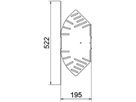 Bogen BET RB W verstellbar 110×200mm Stahl feuerverzinkt