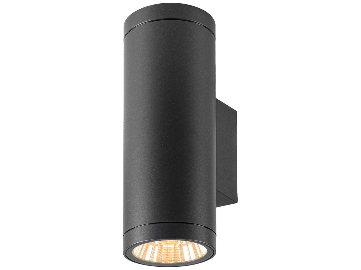 LED-Wandleuchte SLV HELIA PRO L 10W 1200lm 2700K IP65 Ø108 anthrazit