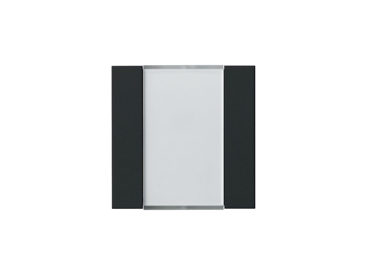 Frontset Hager kallysto 2×KNX schwarz
