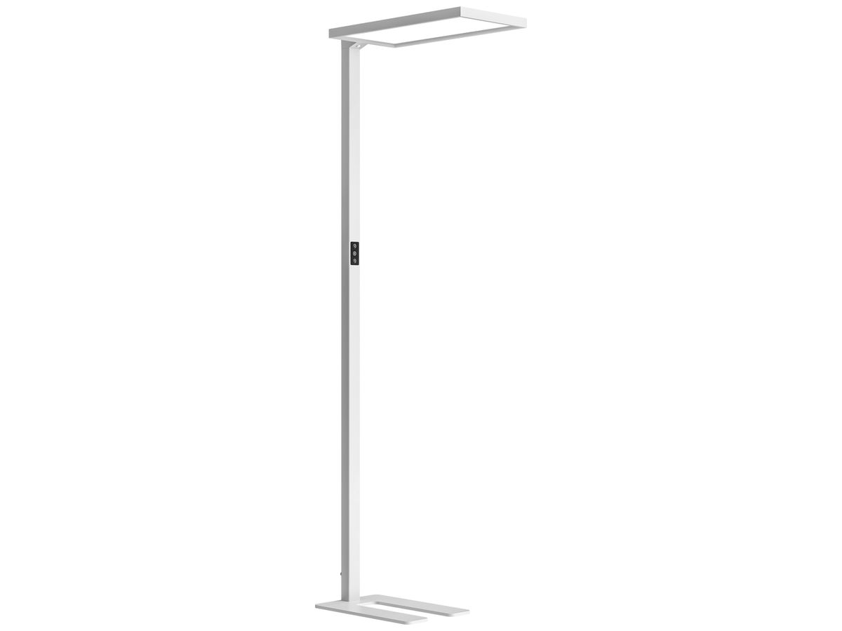 LED-Stehleuchte DOTLUX ROOFbutler 84W 10640lm 4000K PIR 1-10V DIM weiss