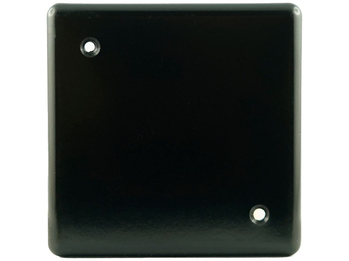 Abdeckplatte Ammer ADP hori./vertikal 86×86mm schwarz f.1003/1004/1009/5003/5076
