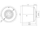 AP-Gehäuse Tridonic bDW rs, zu Bewegungsmelder basicDIM Wireless Sensor, weiss