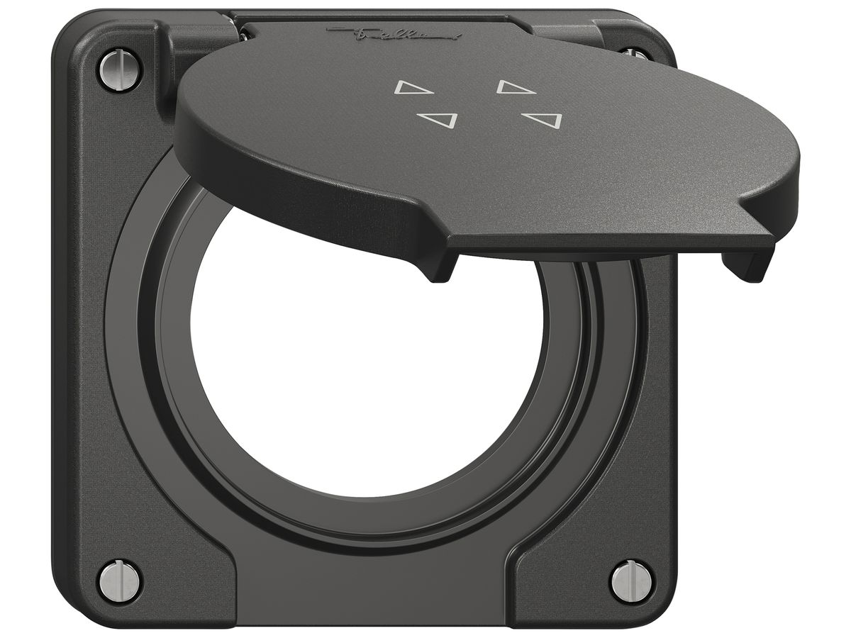 Deckel NEVO SNAPFIX® Ø53mm Jalousie sz IP55