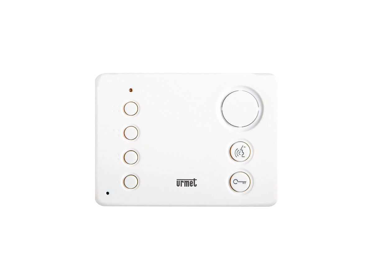 AP-Audio-Hausstation Urmet Mìro für 2VOICE Freisprechstelle 5×Taste 110×129×23mm
