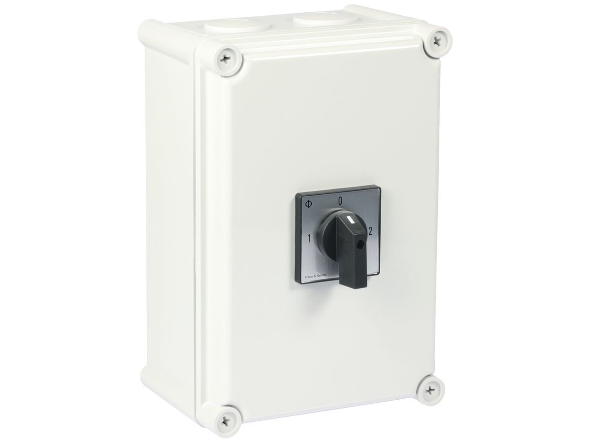 AP-Netzumschalter K&N KG32 4P 32A/600V 11kW IP4X "1-0-2"