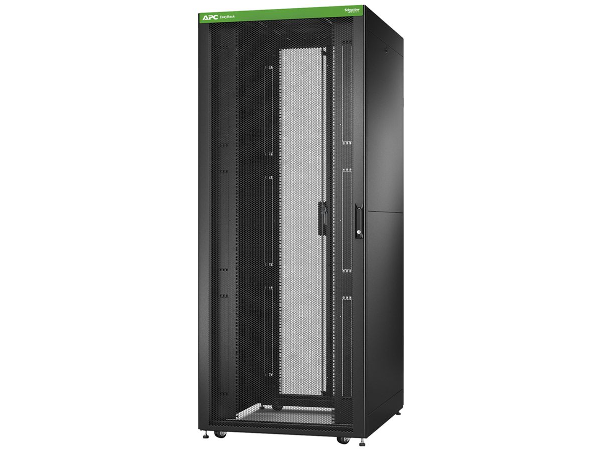 Netzwerkschrank Easy Rack 800mm/42HE/800mm mit Seitenwände schwarz