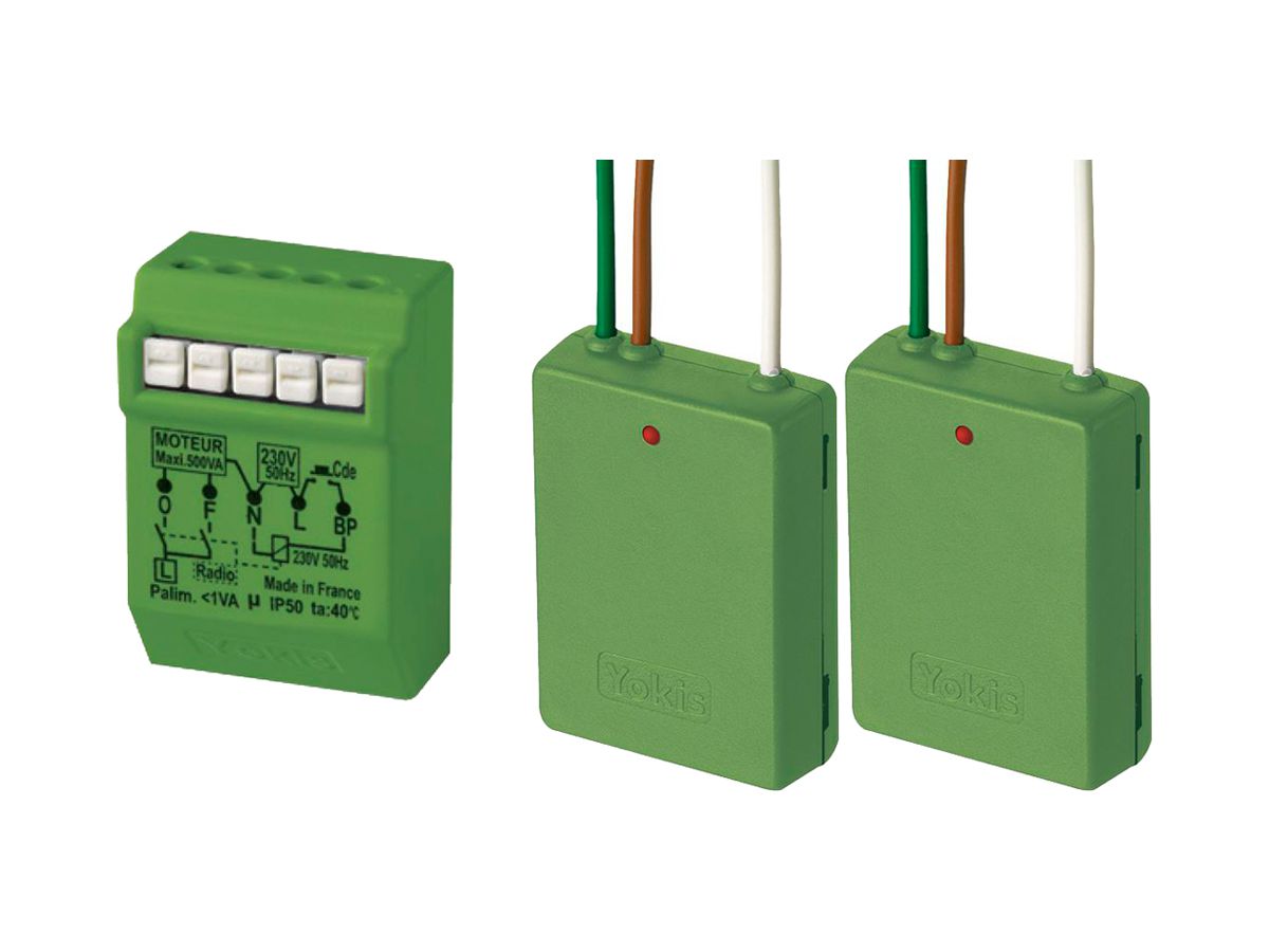 RF-Wechsel-Schaltaktor-Set Yokis 2×E2BPP 1×MTR2000ERP