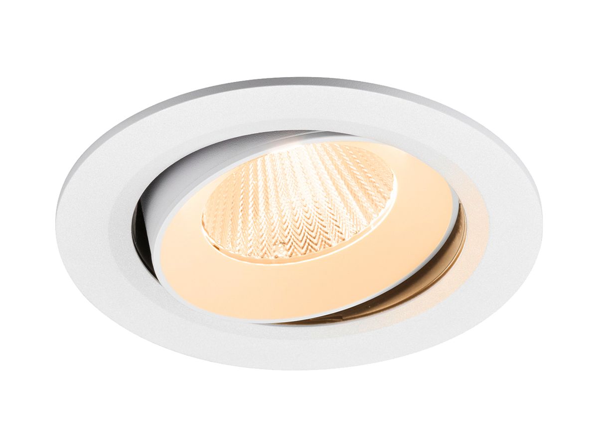 EB-LED-Spot SLV NUMINOS MOVE L 17W 2400lm 2700K MB DALI DIM Ø160×93mm ws