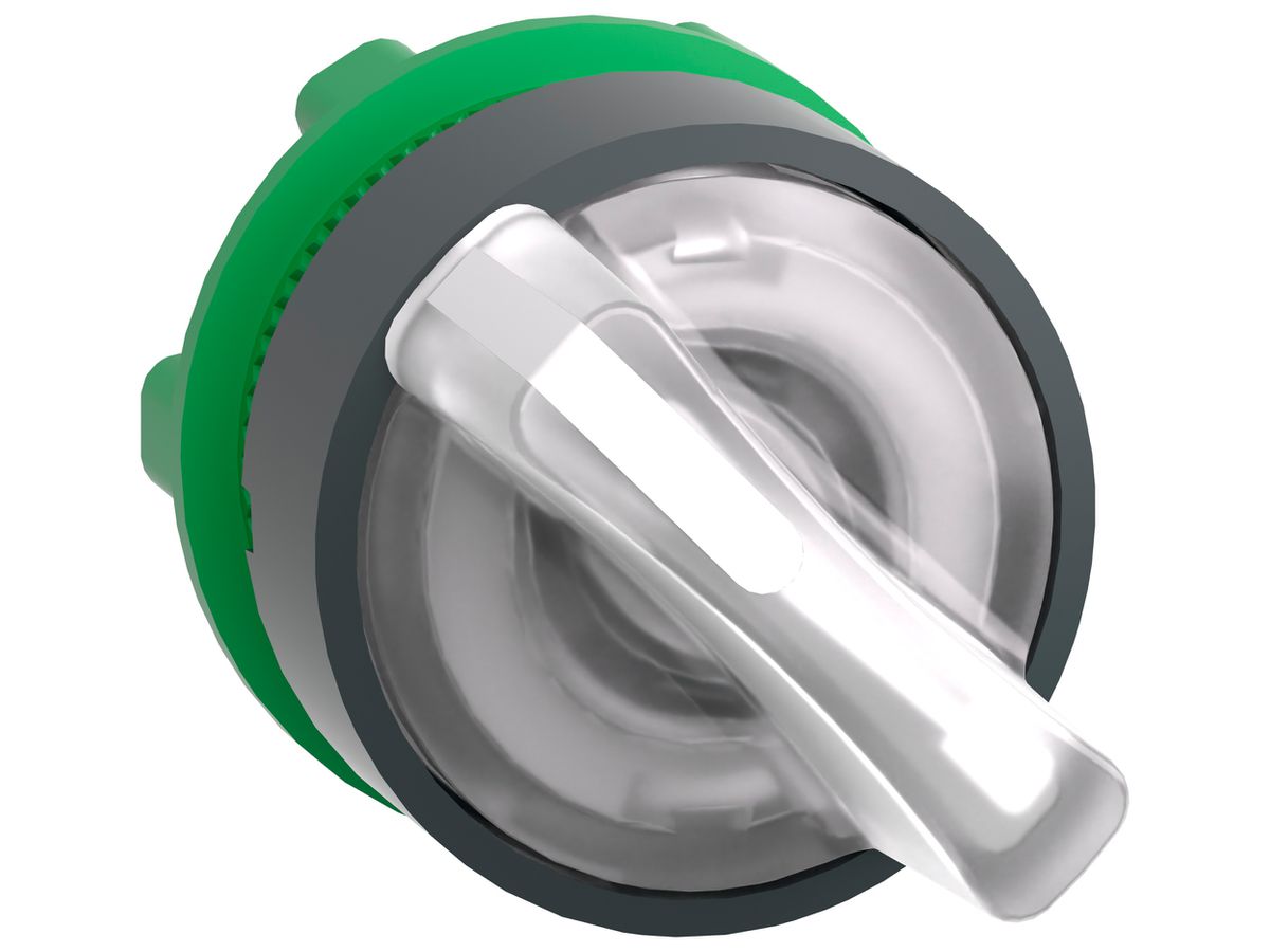 Leuchtwahlschaltervorsatz Harmony XB5 kurzer Drehgriff Ø22.5mm verrastend ws