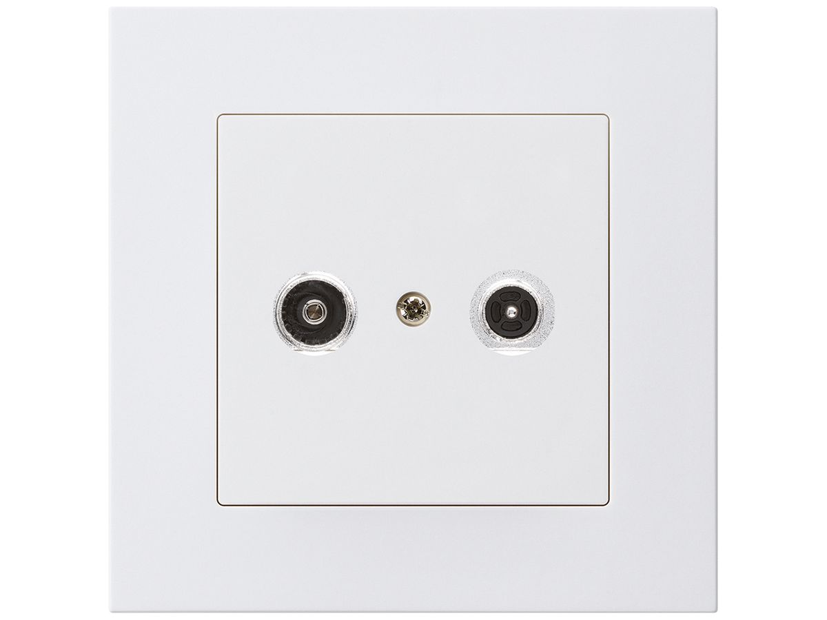 UP-Antennendose kallysto.pro R/TV 10.5dB 2GHz weiss