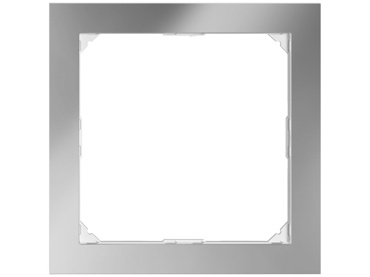 UP-Abdeckrahmen EDIZIO.liv prestige SNAPFIX® f.Video 154×154mm Cr-po