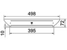 Deckel BET RAAD zu T-Abgang 400mm Stahl bandverzinkt Zink-Aluminium