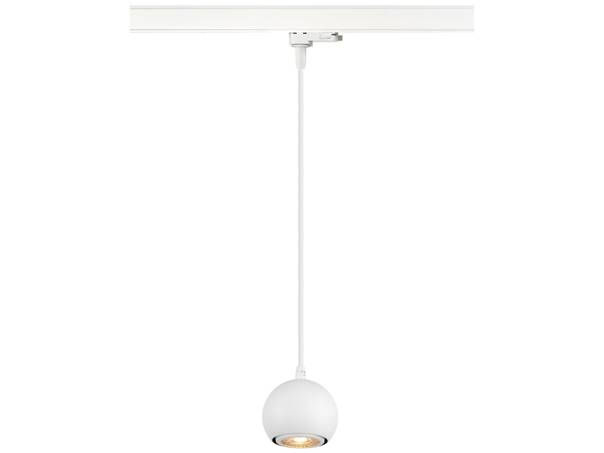 Pendelleuchte SLV LIGHT EYE 90 AD3PH GU10 1×6W DIM Ø89mm weiss