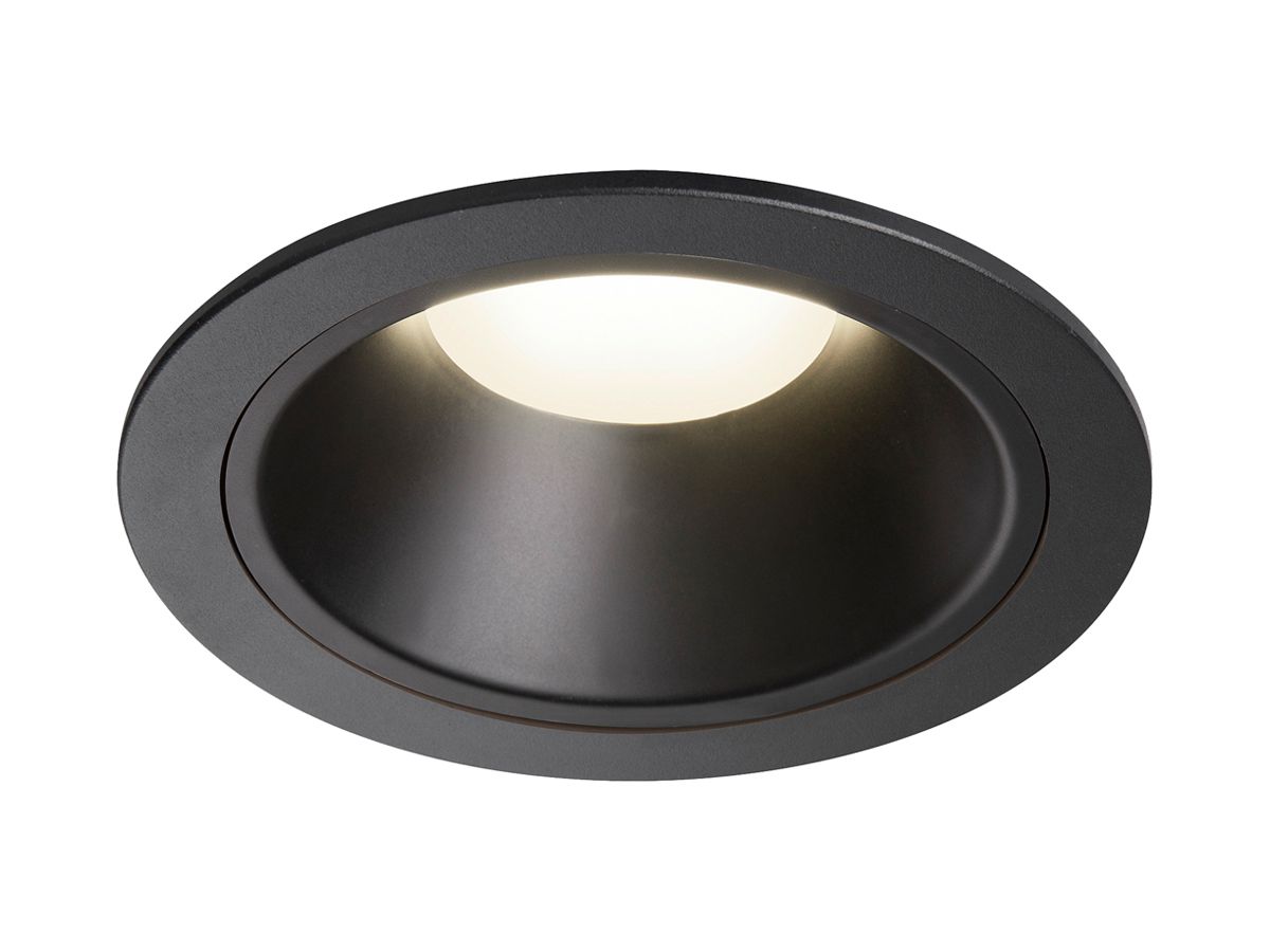 EB-LED-Deckenleuchte SLV NUMINOS XL 24W 3800lm 4000K WB DALI DIM Ø160×105mm sz