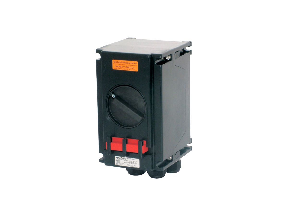 AP-Sicherheitsschalter Eaton GHG 252 2311 R0303 Ex 3P 32A 690V 1NO IP66 schwarz