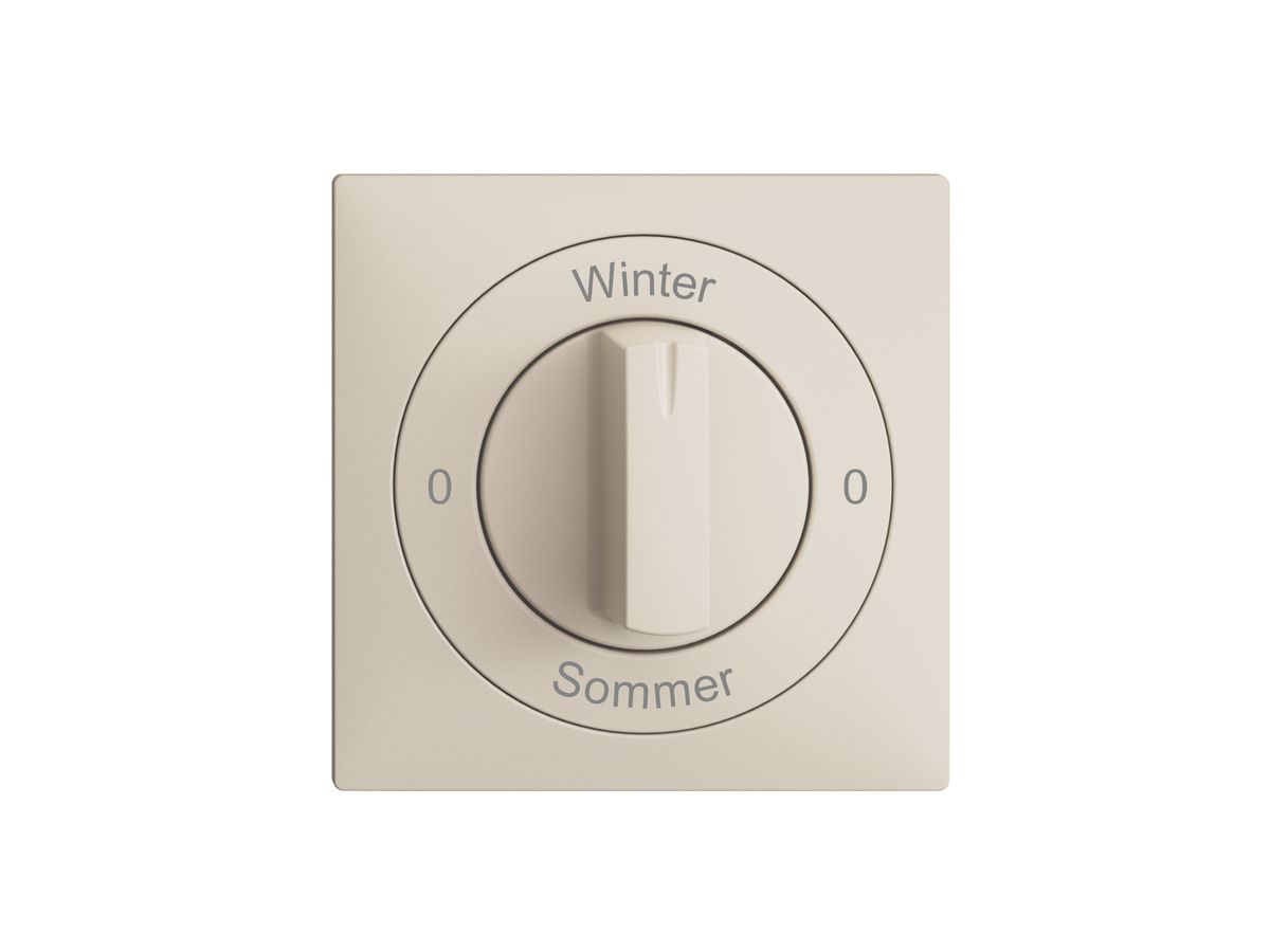 Frontset 0-Winter-0-Sommer EDIZIOdue 60×60mm crema