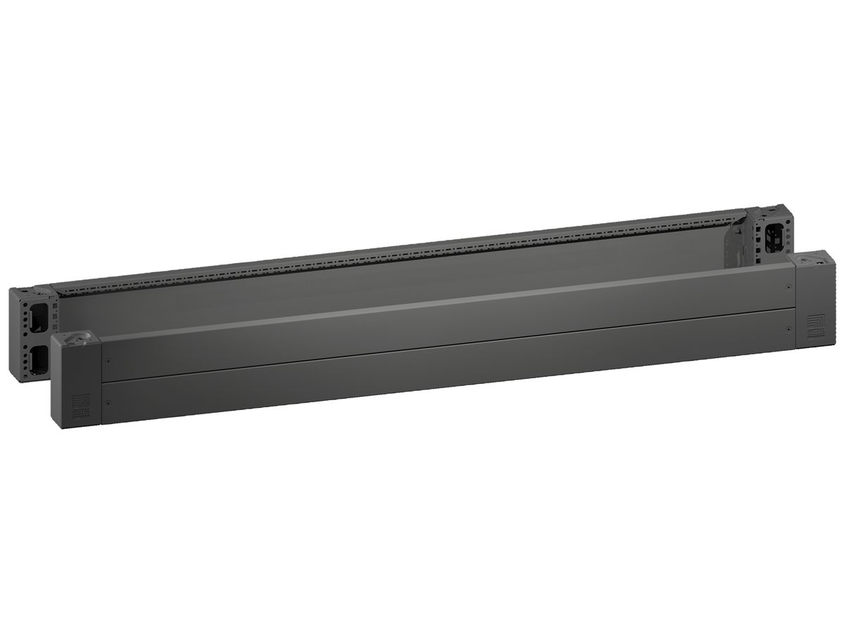 Sockelblende Rittal VX 8660.027 1800×200mm vorder-/rückseite schwarz Stahl 2Stk