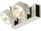 LED-Decken-/Wandleuchte SLV KALU 2, 34W 3000K dimmbar 60° IP20 weiss/schwarz