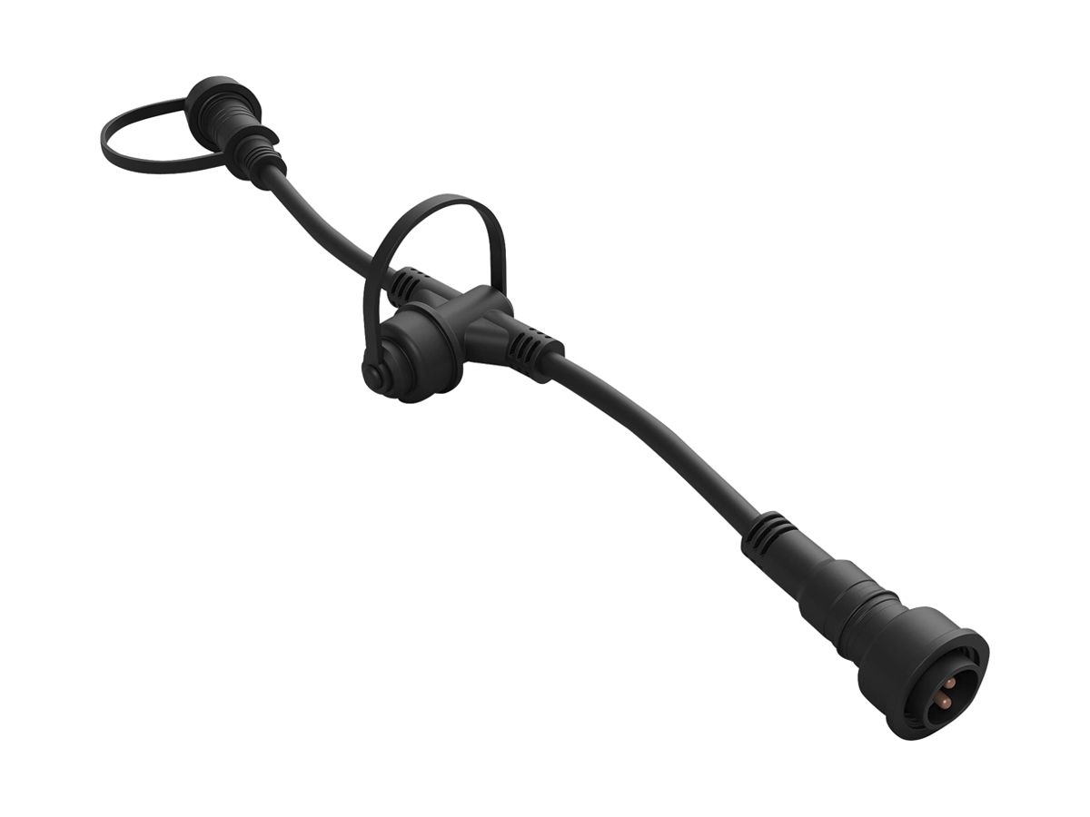 Verbindungskupplung Philips GardenLink IP65 12V 3×Buchse 2-polig schwarz 6 Stk