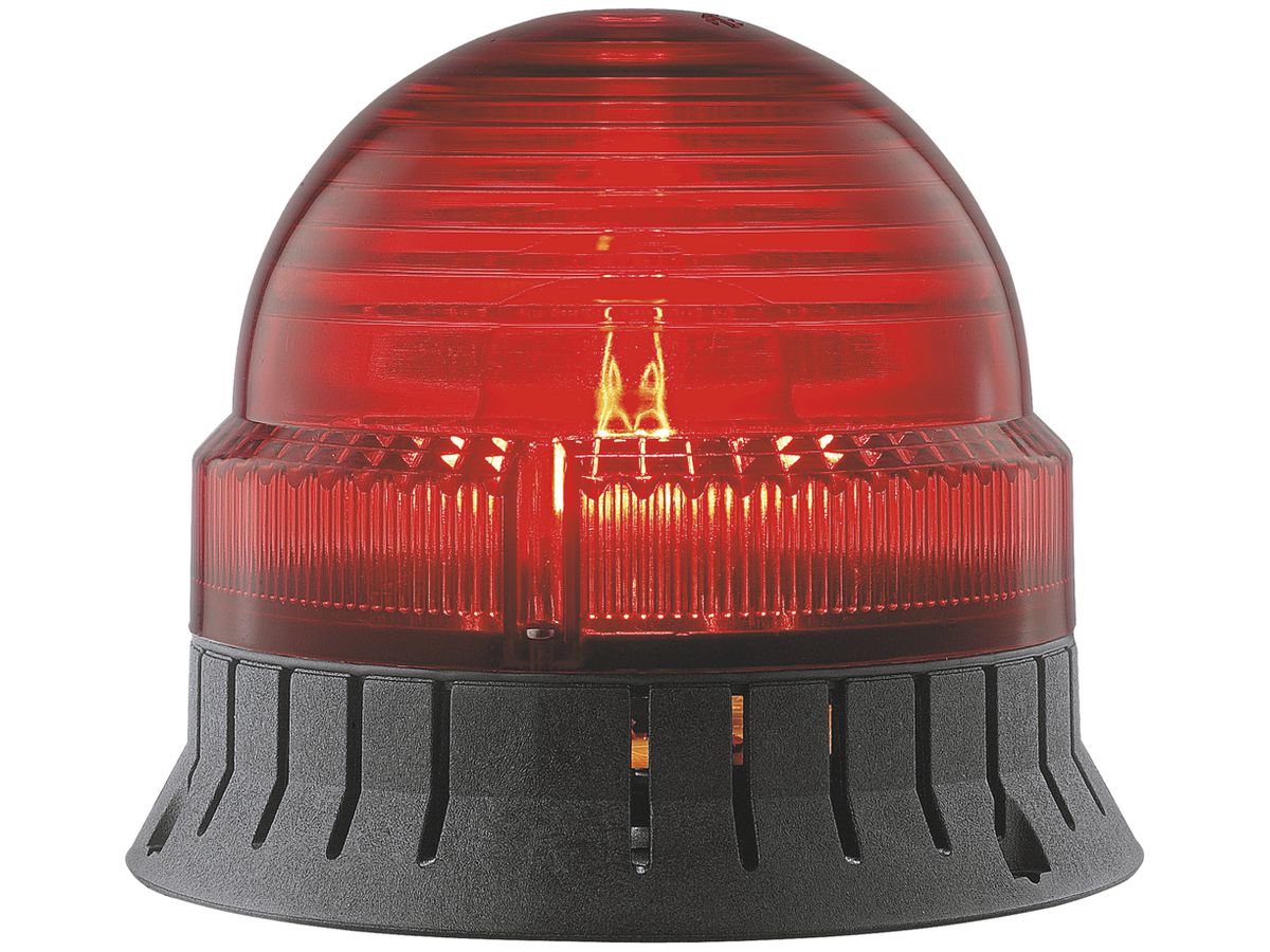 Blitzleuchte mit Schallgeber Grothe GBZ 24VDC 72dB IP30, rot