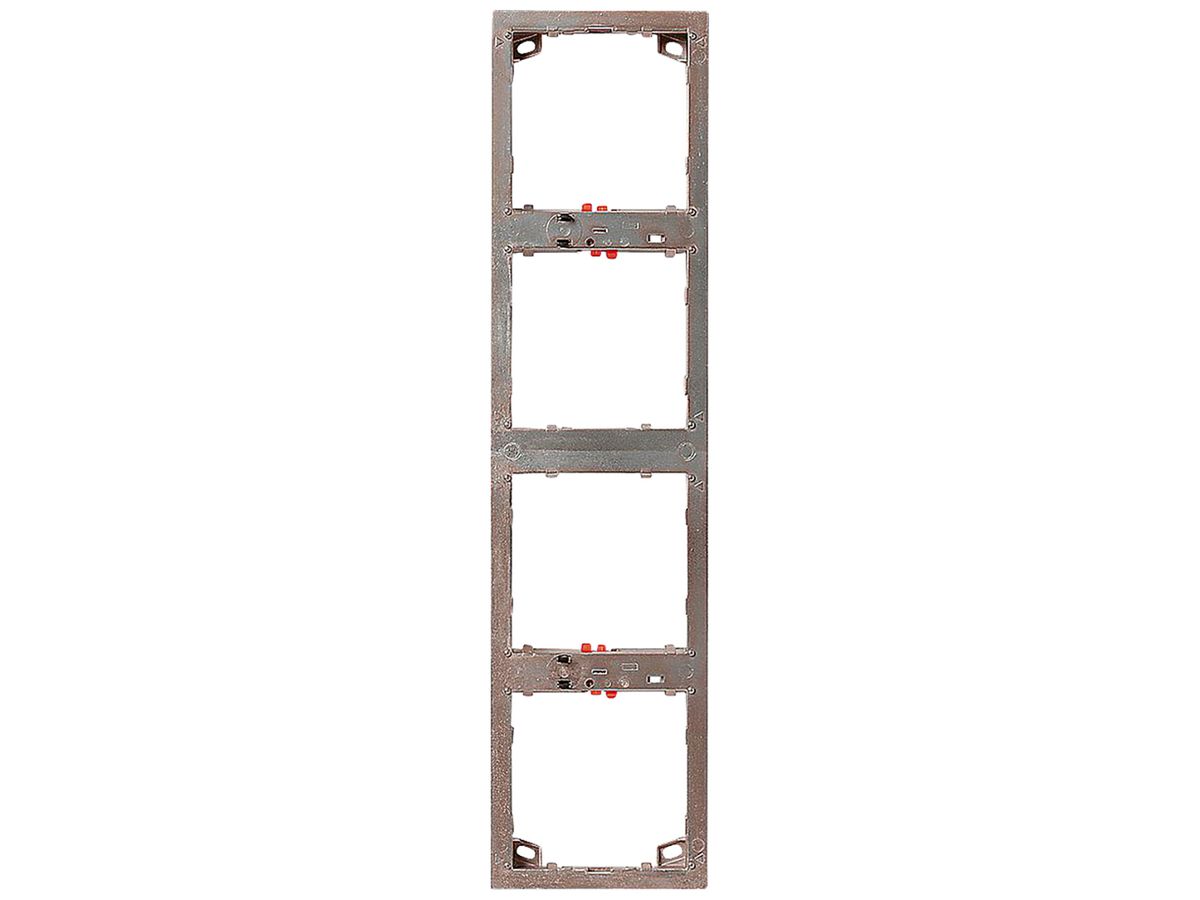 Montagerahmen Siedle, aus Zink-Druckguss, 4 Funktionsmodulen