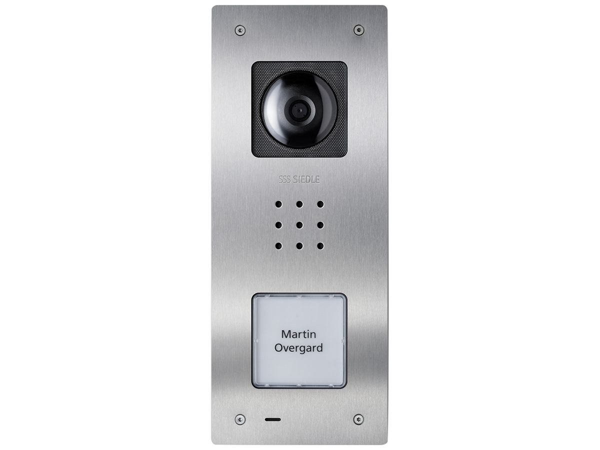 UP-Aussenstation Video Siedle Compact Bus 1 Kamera 12VAC 273×110×49mm IP54