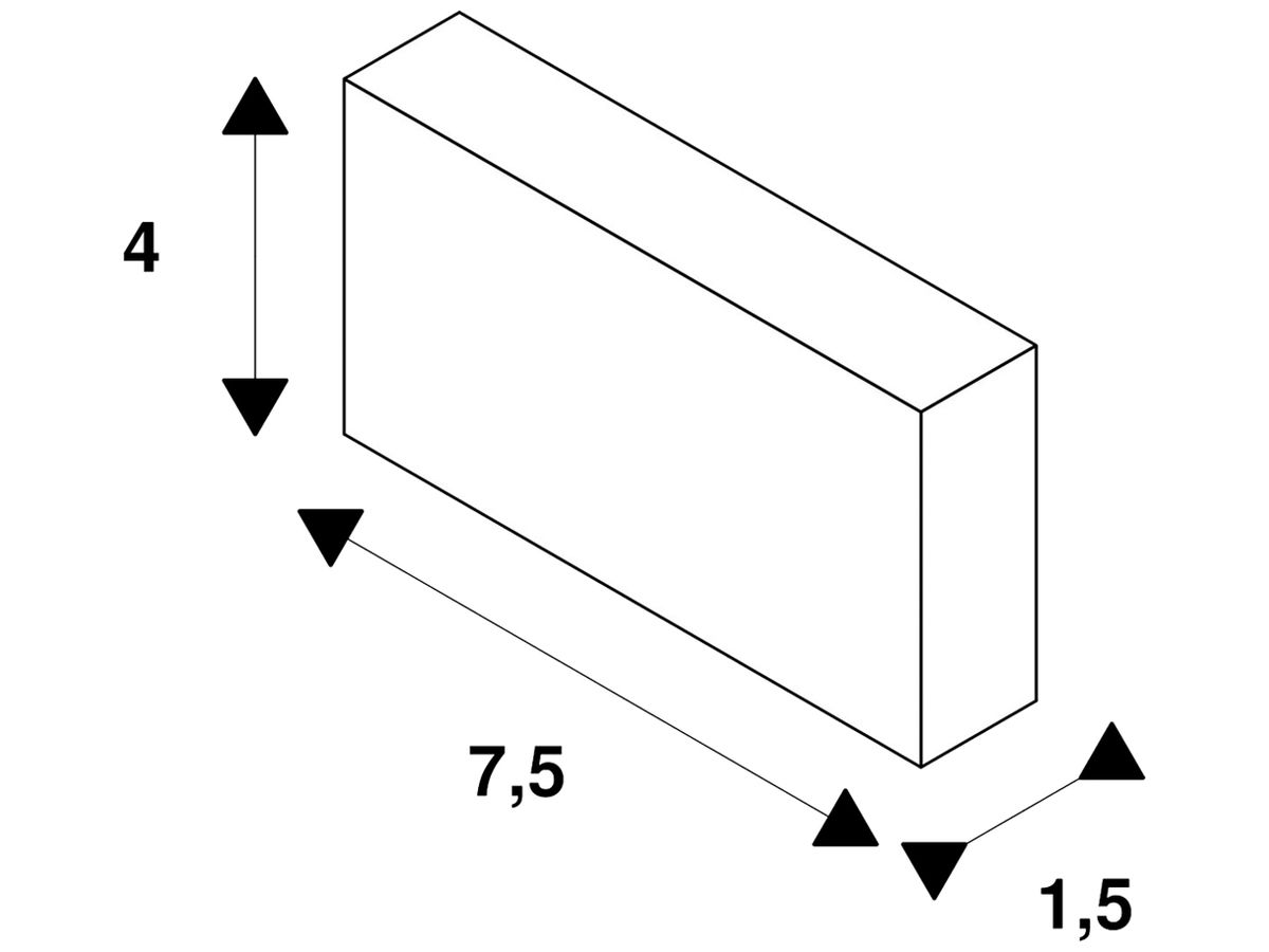 Haltebügel SLV für 1-Phasen Stromschiene, Nickel matt