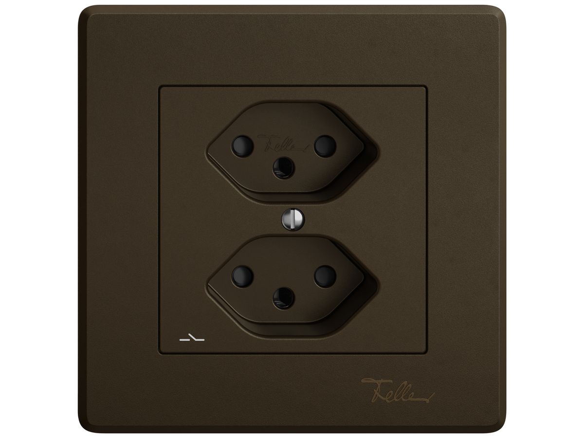 UP-Steckdose EDIZIO.liv SNAPFIX® 2×T13 1×S mit Shutter br