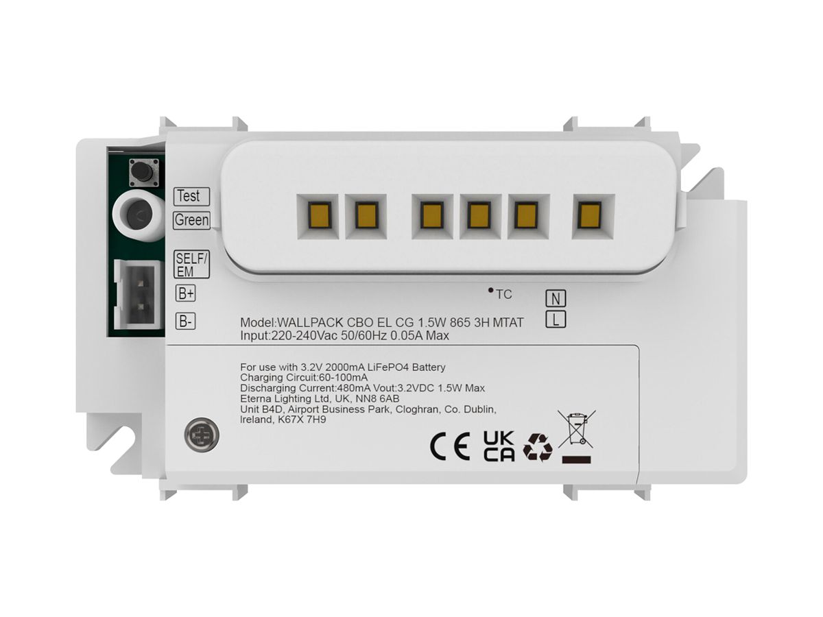 Notlicht-Set LEDVANCE WALLPACK CBO 1.5W LED 3h