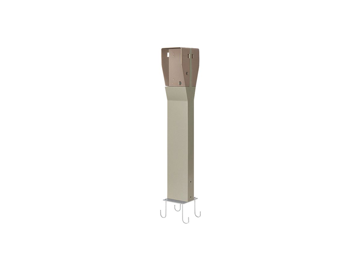 Standsäule Scame 2×LITE/BUSINESS/PRO für Mauerwerk 1553×250×110mm bronze