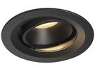 LED-Downlight SLV NUMINOS MOVE M 17.5W 1460lm 2700K 20° DIM Ø135×81mm sz/sz