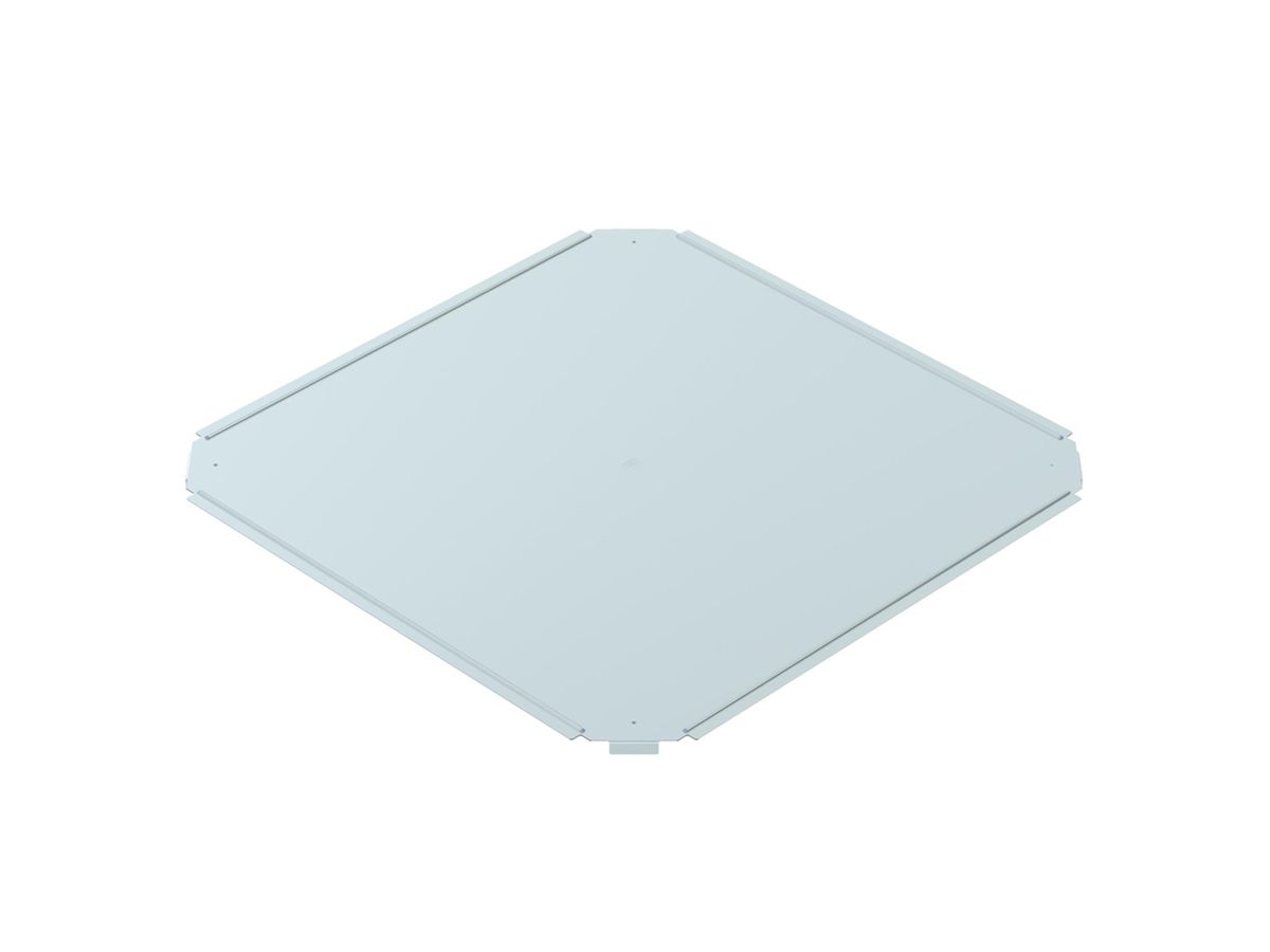 Deckel BET RKD zu Kreuzstück 500mm Stahl bandverzinkt Zink-Aluminium