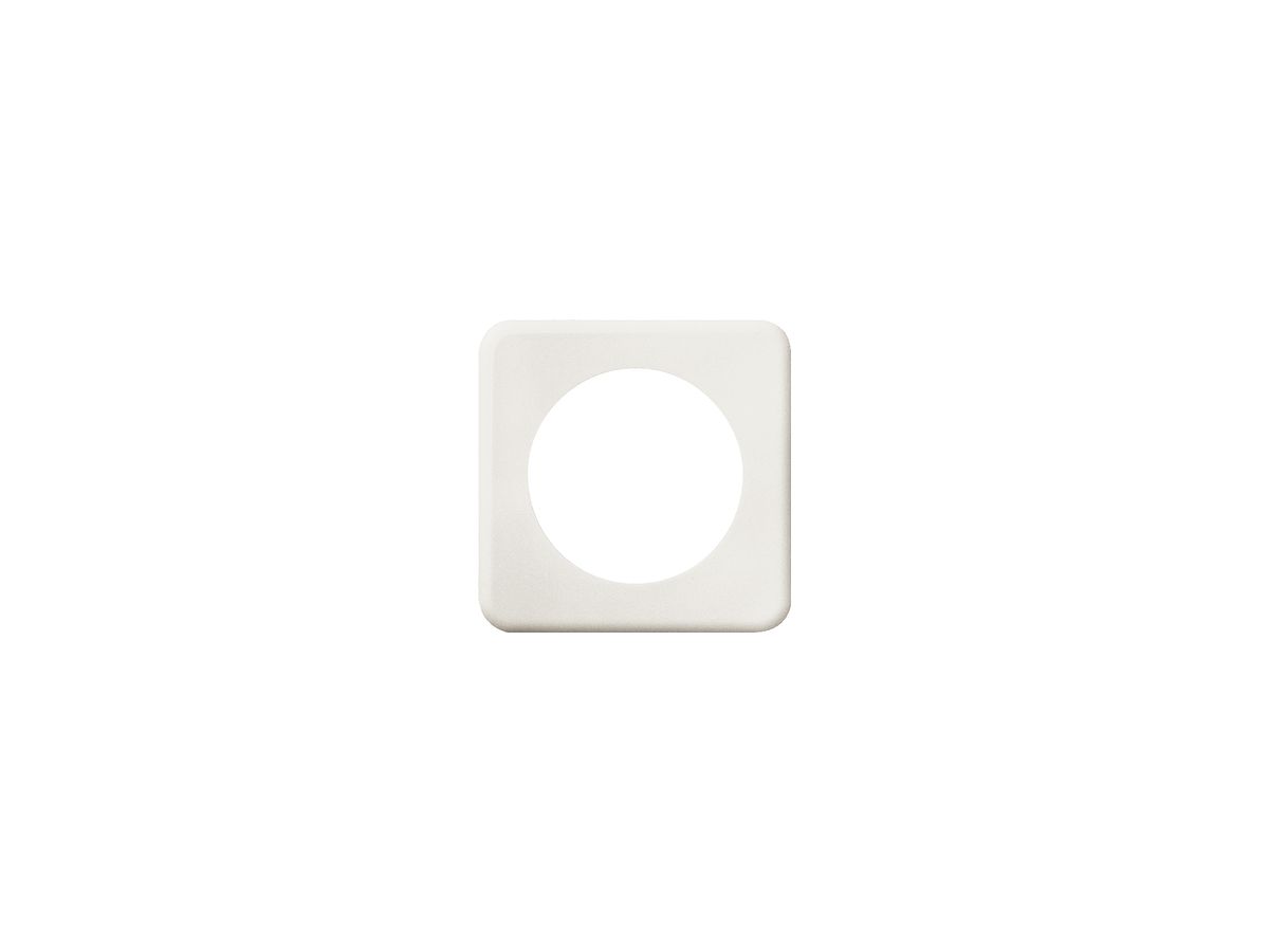 Abdeckplatte Feller, 1×1, Ø58mm, weiss