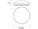 LED-Decken-/Wandleuchte Sylvania START 32W 2900lm 830/840 IP44 DIM EM 3h Ø390 ws