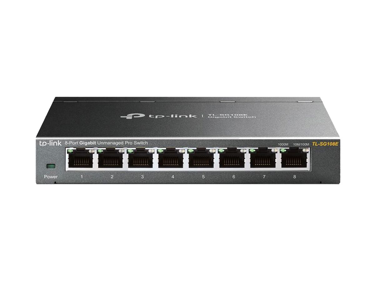 Switch TP-Link TL-SG108E 8×RJ45 GbE