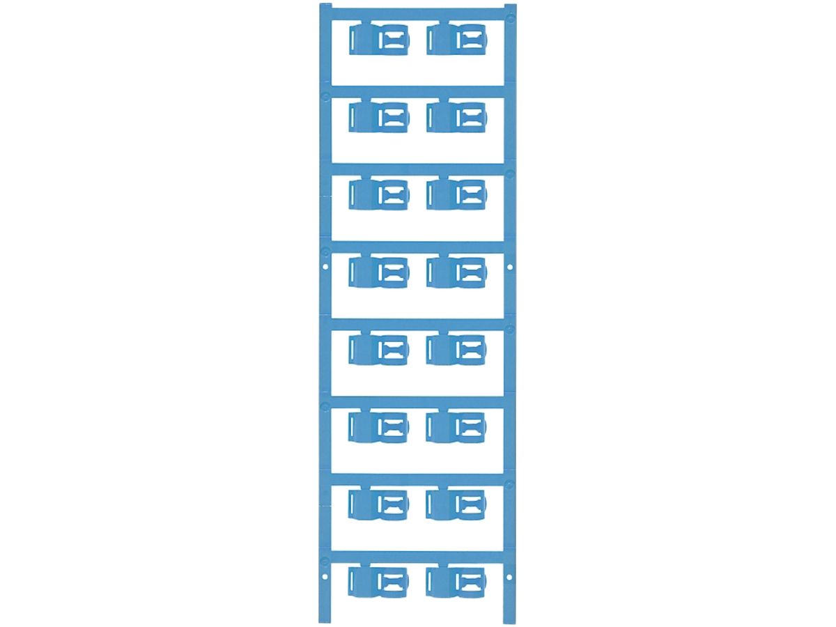 Leitermarkierer Weidmüller MultiCard SFC für Ø3.5…7mm 12×12.5mm PA66 blau