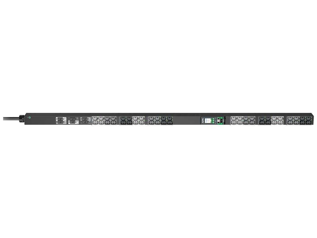 Steckdosenleiste APC NetShelter 55×1780×75mm 24×C13 24×C19 Swit.22.1kW 400V 32A