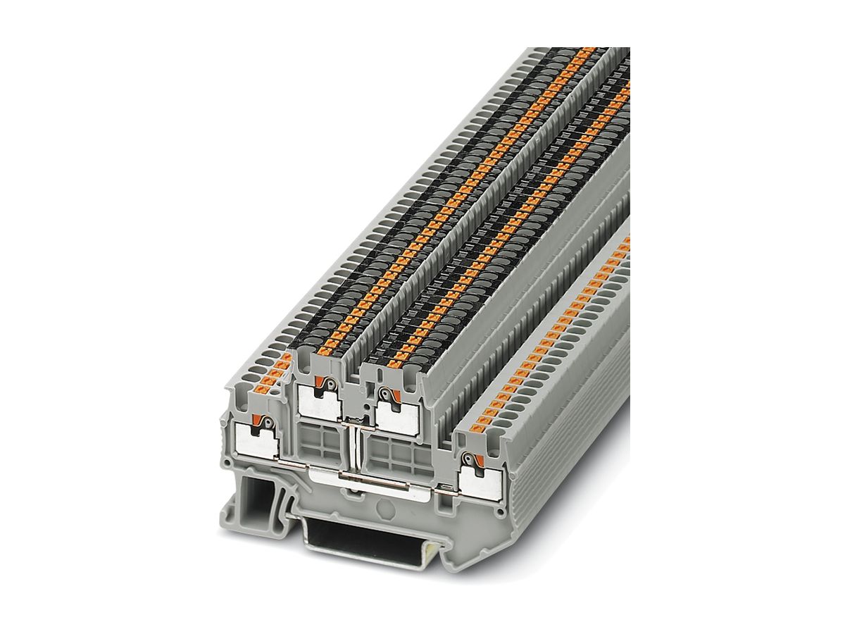 Doppelstockklemme CLIPLINE 0.14…1.5mm² grau