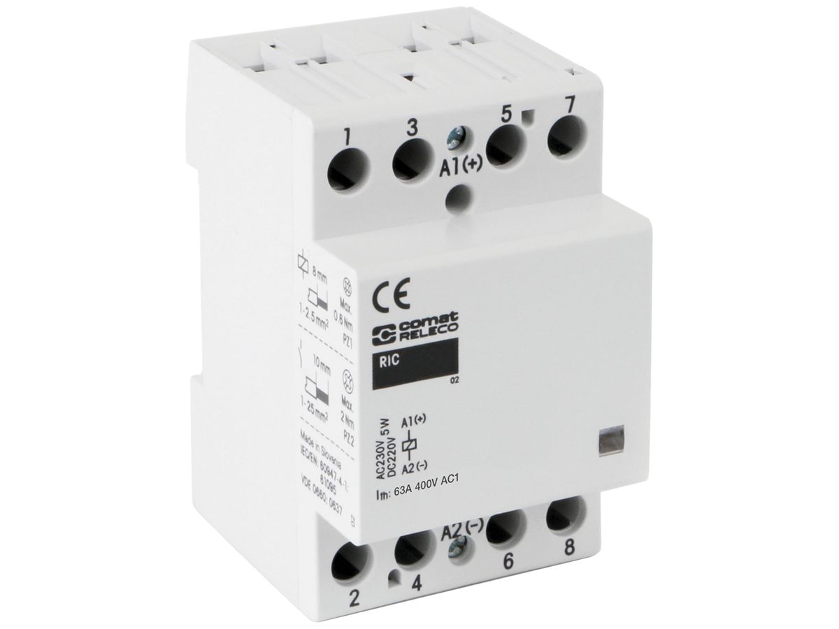 REG-Schütz ComatReleco RIC, 230VAC/DC, 4Ö 63A AC-1