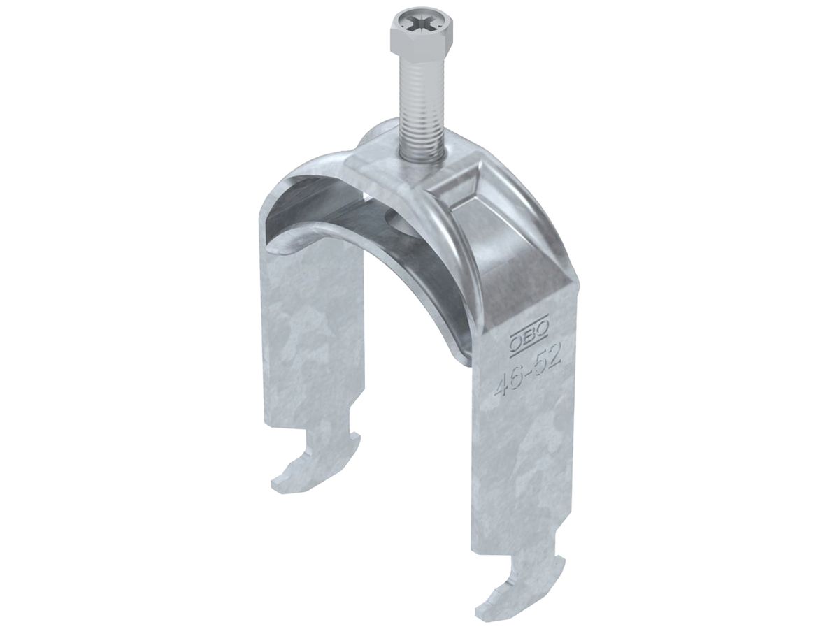 Schnellverleger BET 2056 H-Fuss Metall 46…52mm 1×Kabel Stahl tfZn