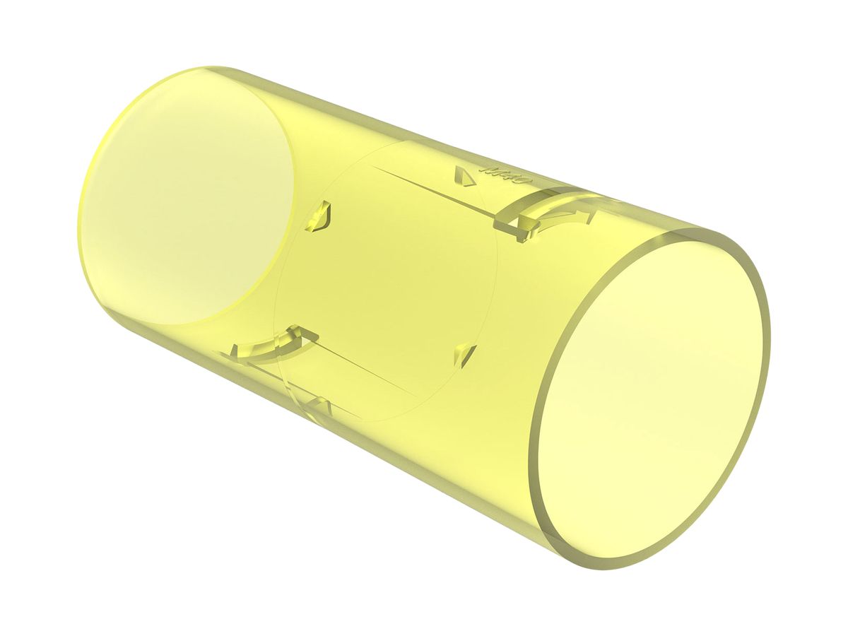 Verbindungsmuffe Spotbox M40 gelb-transparent