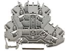 Doppelstockklemme WAGO TOPJOBS 2.5mm² L/L grau Serie 2002
