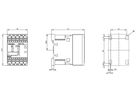 Leistungsschütz Siemens SIRIUS 3RT2 24VDC 3P 9A +1S+Diode Federzugklemmen