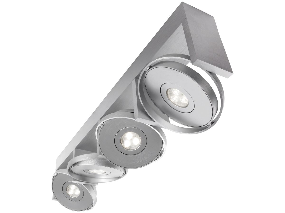 LED-Spot Ledino Particon 4×7.5W 1160lm Aluminium