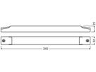 LED-Konverter OTi BLE 80/220…240/24 1…4 CH 80W 24VDC 346×32×22mm