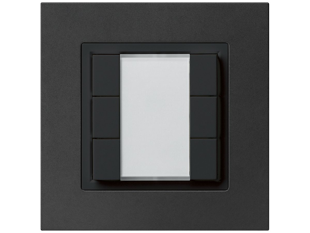 UP-Universaltaster 6×kallysto.pro mit LED schwarz