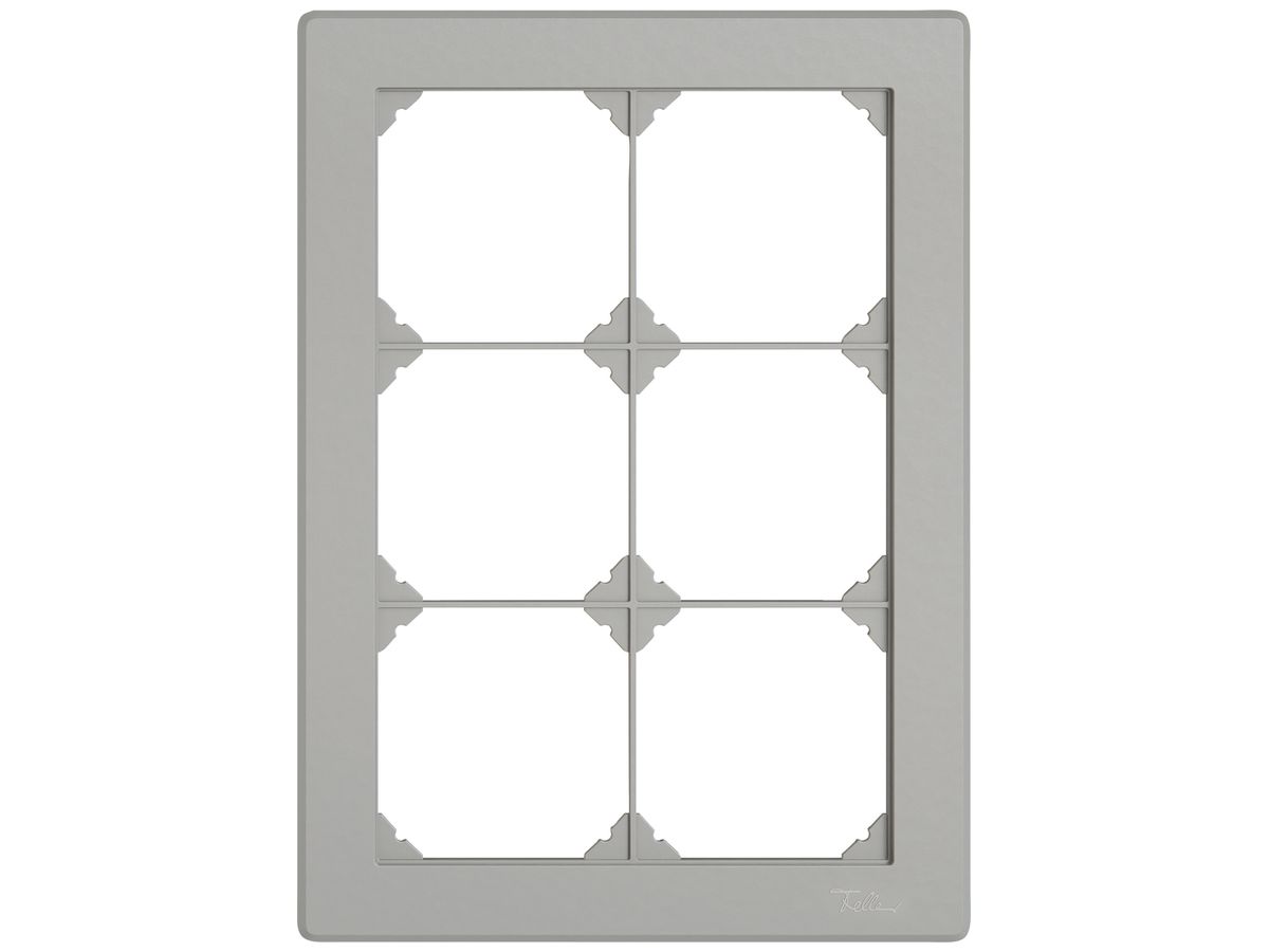 UP-Abdeckrahmen EDIZIO.liv SNAPFIX® 3×2/2×3 156×216mm hgu