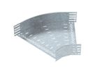 Bogen BET RB 45° 110×500mm Stahl feuerverzinkt