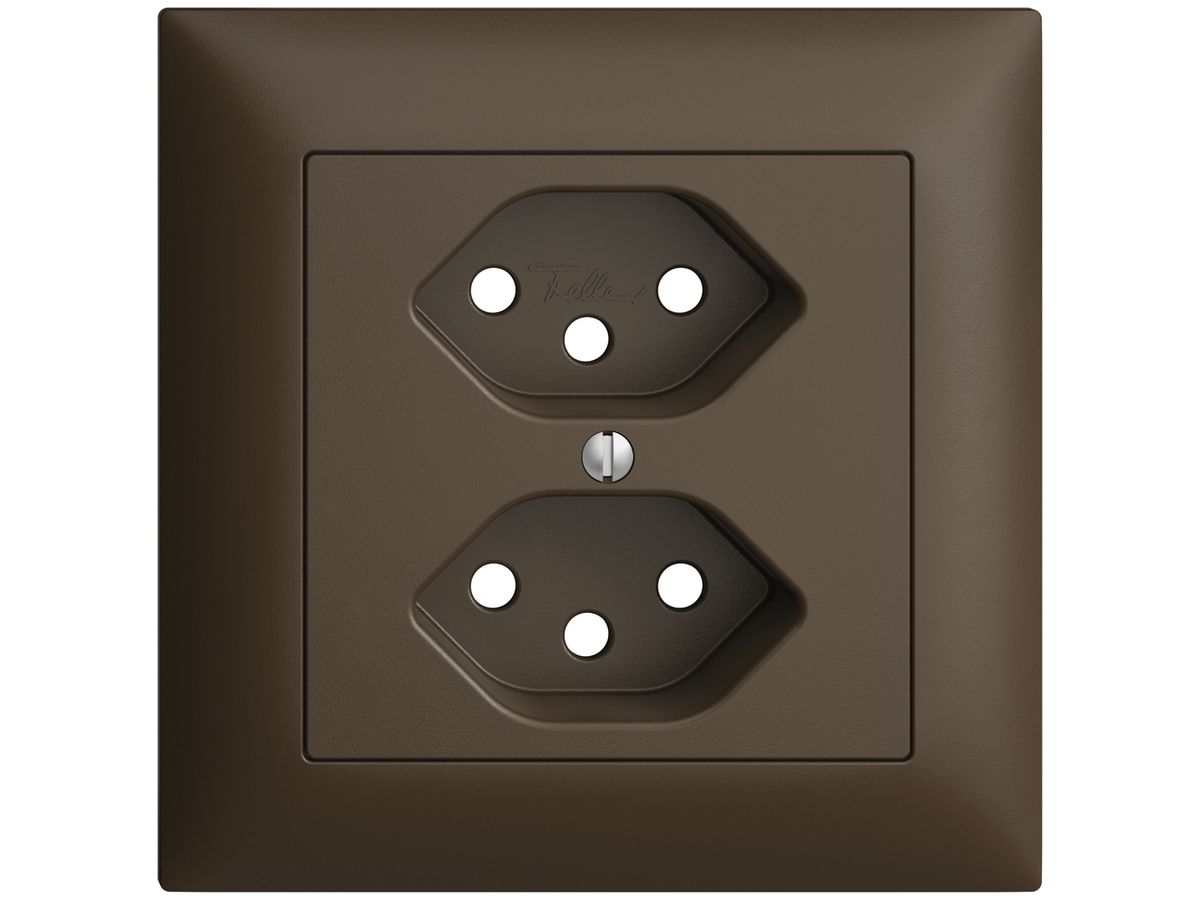 Frontset coffee 88×88mm 2×T13 EDIZIOdue